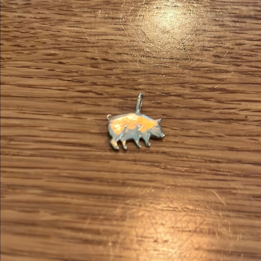 Pig Shaped Pendant Charm